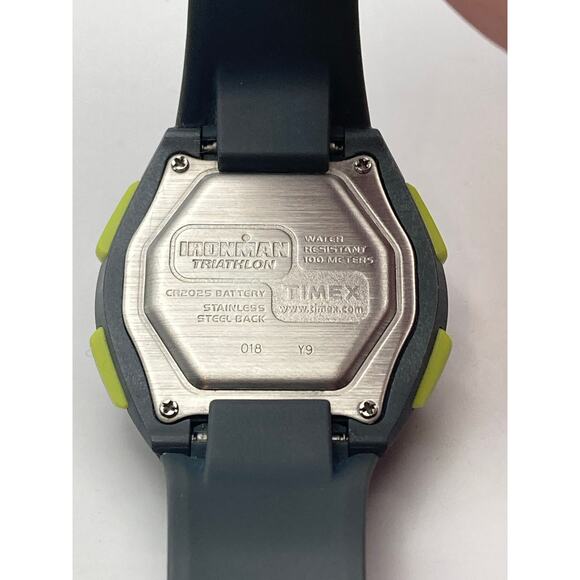 Timex Ironman Triathlon Mens Womens Watch 38mm Timer Alarm WR Indiglo Day Date - Picture 10 of 12